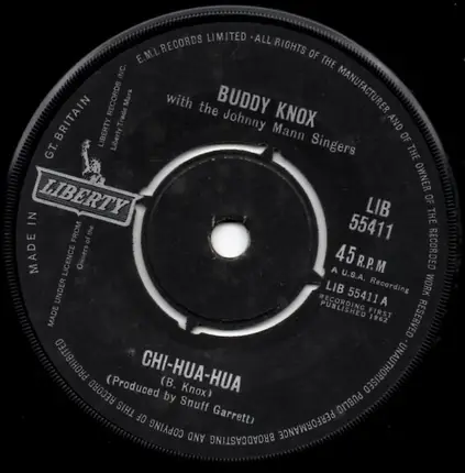 Buddy Knox - Chi-Hua-Hua / Open (Your Lovin' Arms)