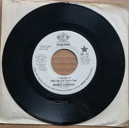 Buddy Landon - I Found It / Hot 100 Of The Lord