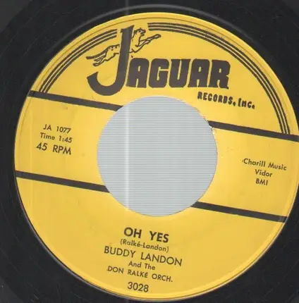 Buddy Landon And The Don Ralke Orchestra - Oh Yes