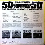 LP - Buddy Lucas And The Wigglers - 50 Fabulous Harmonica Favorites - Mono