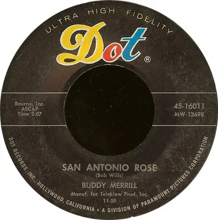 Buddy Merrill - Goin' Away / San Antonio Rose