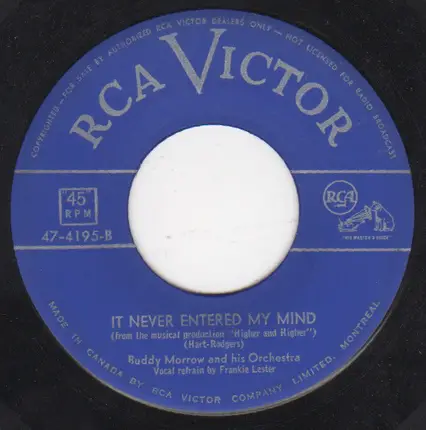Buddy Morrow And His Orchestra - Everything I Have Is Yours