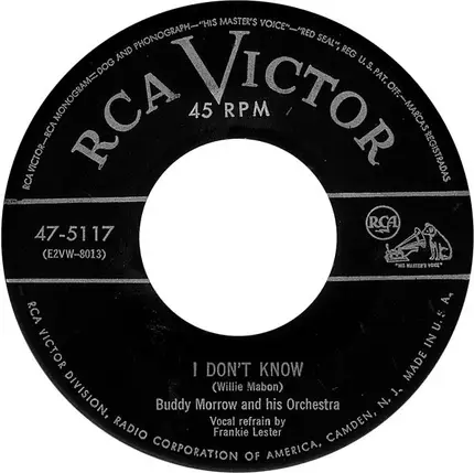 Buddy Morrow And His Orchestra - Hey Mrs. Jones / I Don't Know