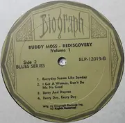 LP - Buddy Moss - Rediscovery