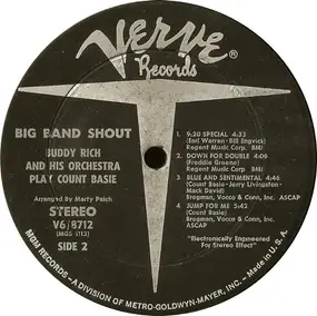 Buddy Rich - Big Band Shout: Buddy Rich And His Orchestra Play Count Basie