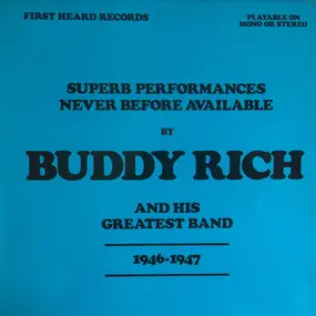 Buddy Rich - Superb Performances Never Before Available