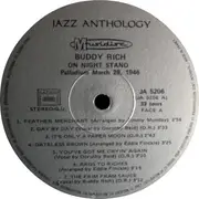 LP - Buddy Rich - One Night Stand - 1946 - Live Sessions At The Palladium, Hollywood