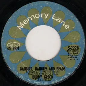 Buddy Greco - Baubles, Bangles And Beads