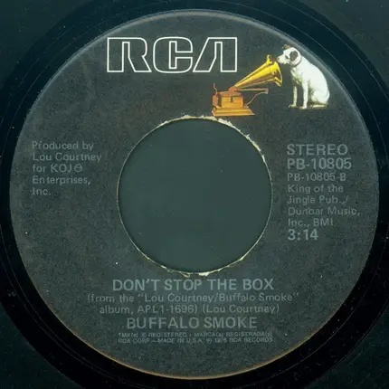 Buffalo Smoke - Stubborn Kind Of Fella / Don't Stop The Box