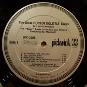 LP - 'Bugs' Bower's Orchestra Featuring Ron Marshall - The Great Doctor Dolittle Songs