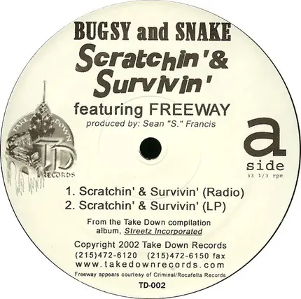 Bugsy And Snake - Scratchin' & Survivin'