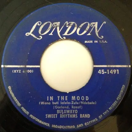 Bulawayo Sweet Rhythms Band - Skokiaan / In The Mood