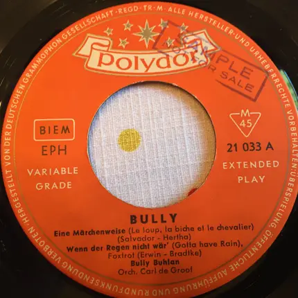 Bully Buhlan - Ein Märchenweise