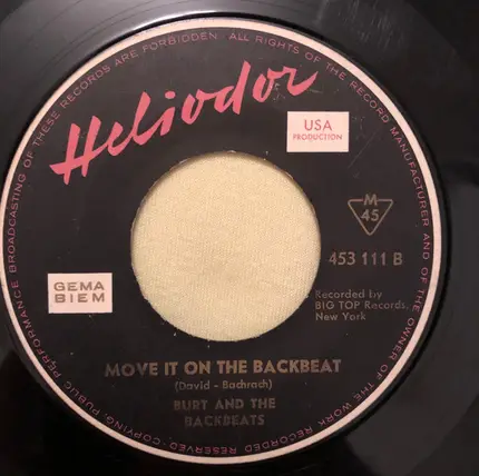 Burt Bacharach , Joel Grey / Burt And The Backbeats - Brigitte Bardot