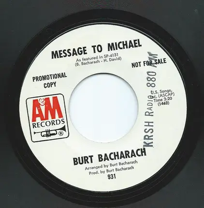 Burt Bacharach - Are You There (With Another Girl)
