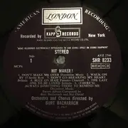 LP - Burt Bacharach - Hit Maker! - Burgundy labels