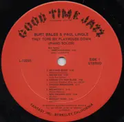 LP - Burt Bales And Paul Lingle - They Tore My Playhouse Down...