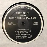 LP - Burt Bales - Burt Bales And The Rose And Thistle Jazz Band - Limited Edition