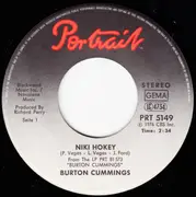7inch Vinyl Single - Burton Cummings - Niki Hokey