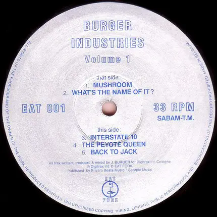 Burger Industries - Volume 1