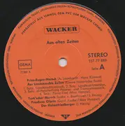 LP - Burghauser Werkkapelle - Aus Alten Zeiten - Märsche Und Alte Weisen