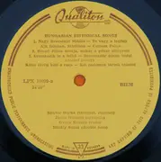 LP - Burka Sándor , János Németh - Történelmi Dalok Tárogatóra És Cimbalomra = Hungarian Historical Songs
