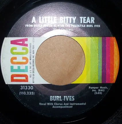 Burl Ives - A Little Bitty Tear