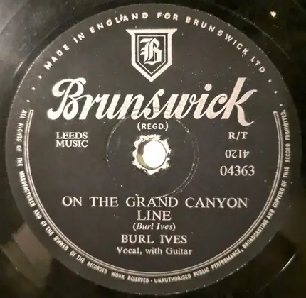 Burl Ives - Big Rock Candy Mountain / On The Grand Canyon Line