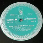 LP - Burl Ives - Burl Ives Sings Irving Berlin