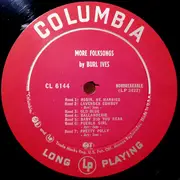 LP - Burl Ives - More Folksongs By Burl Ives