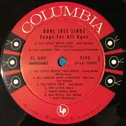 LP - Burl Ives - Sings Songs For All Ages