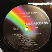 LP - Burl Ives - Payin' My Dues Again