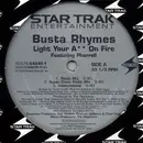 12inch Vinyl Single - Busta Rhymes Featuring Pharrell Williams - Light Your Ass On Fire