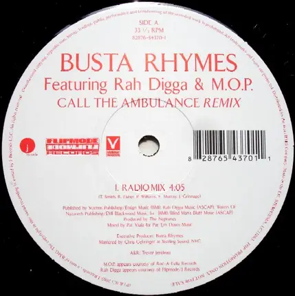 Busta Rhymes Featuring Rah Digga & M.O.P. - Call The Ambulance (Remix)