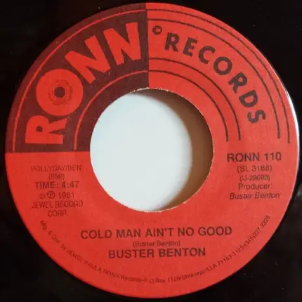 Buster Benton - Cold Man Ain't No Good / The Feeling