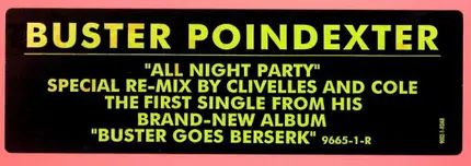 Buster Poindexter - All Night Party