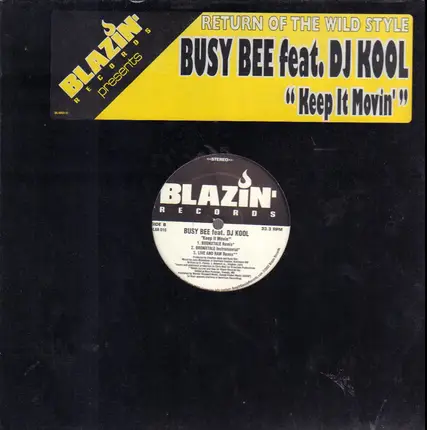 Busy Bee feat. DJ Kool - Keep It Movin'