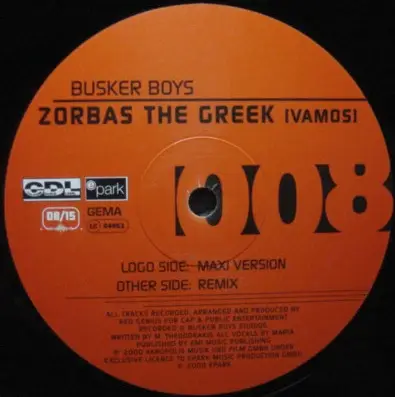 Busker Boys - Zorbas The Greek (Vamos)