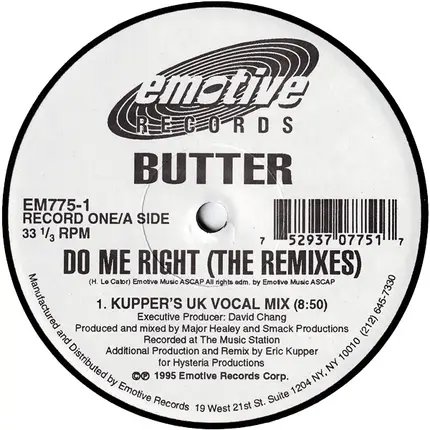 Butter - Do Me Right (The Remixes)