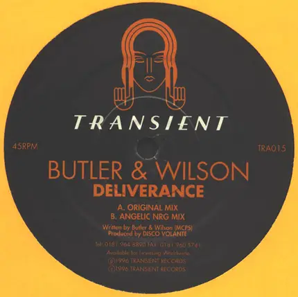 Butler & Wilson - Deliverance