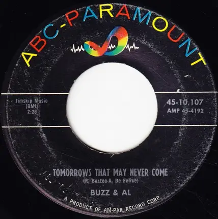 Buzz And Al - Jeannie Marie / Tomorrows That May Never Come