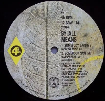 By All Means - Somebody Save Me