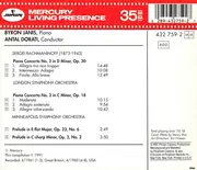 CD - Byron Janis , Sergei Vasilyevich Rachmaninoff , Antal Dorati , Minneapolis Symphony Orchestra , Lon - Piano Concerto No. 2 / Piano Concerto No. 3