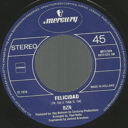Bzn - Felicidad