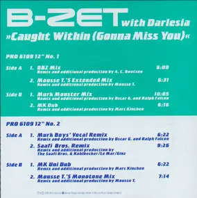 B-Zet With Darlesia - Caught Within (Gonna Miss You)