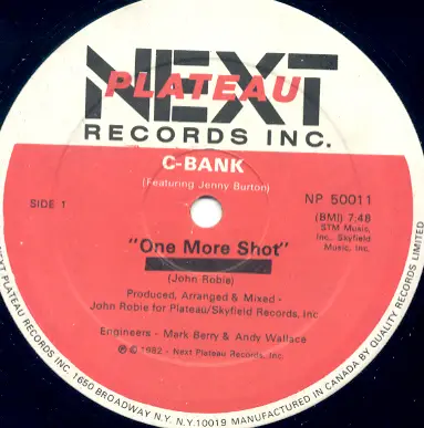 C-Bank Featuring Jenny Burton - One More Shot
