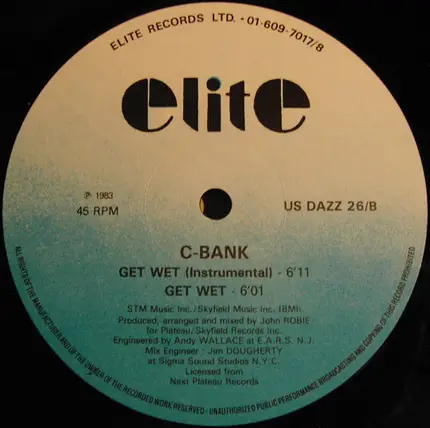 C-Bank - Get Wet