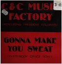 12inch Vinyl Single - C & C Music Factory Featuring Freedom Williams - Gonna Make You Sweat (Everybody Dance Now)