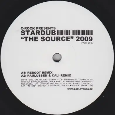 C-Rock Presents Stardub - The Source 2009 (Part One)