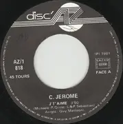 7inch Vinyl Single - C. Jérôme - J't'aime